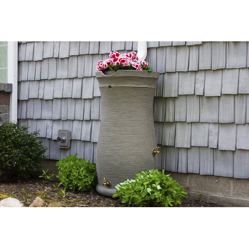 Good Ideas Impressions Capri 50 Gallon Rain Saver - Sandstone