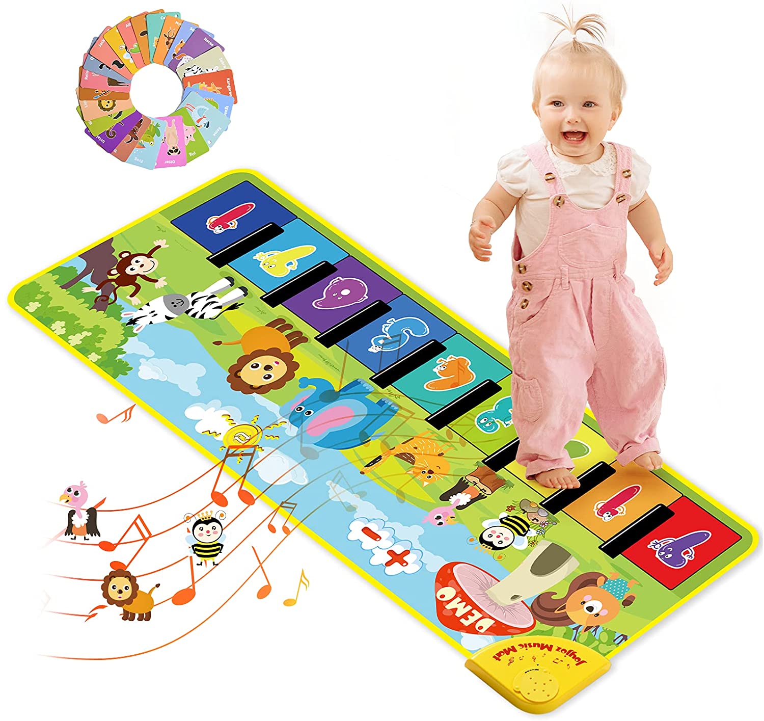Joyjoz Piano Mat. Toddler Floor Keyboard Play Mat Big Music