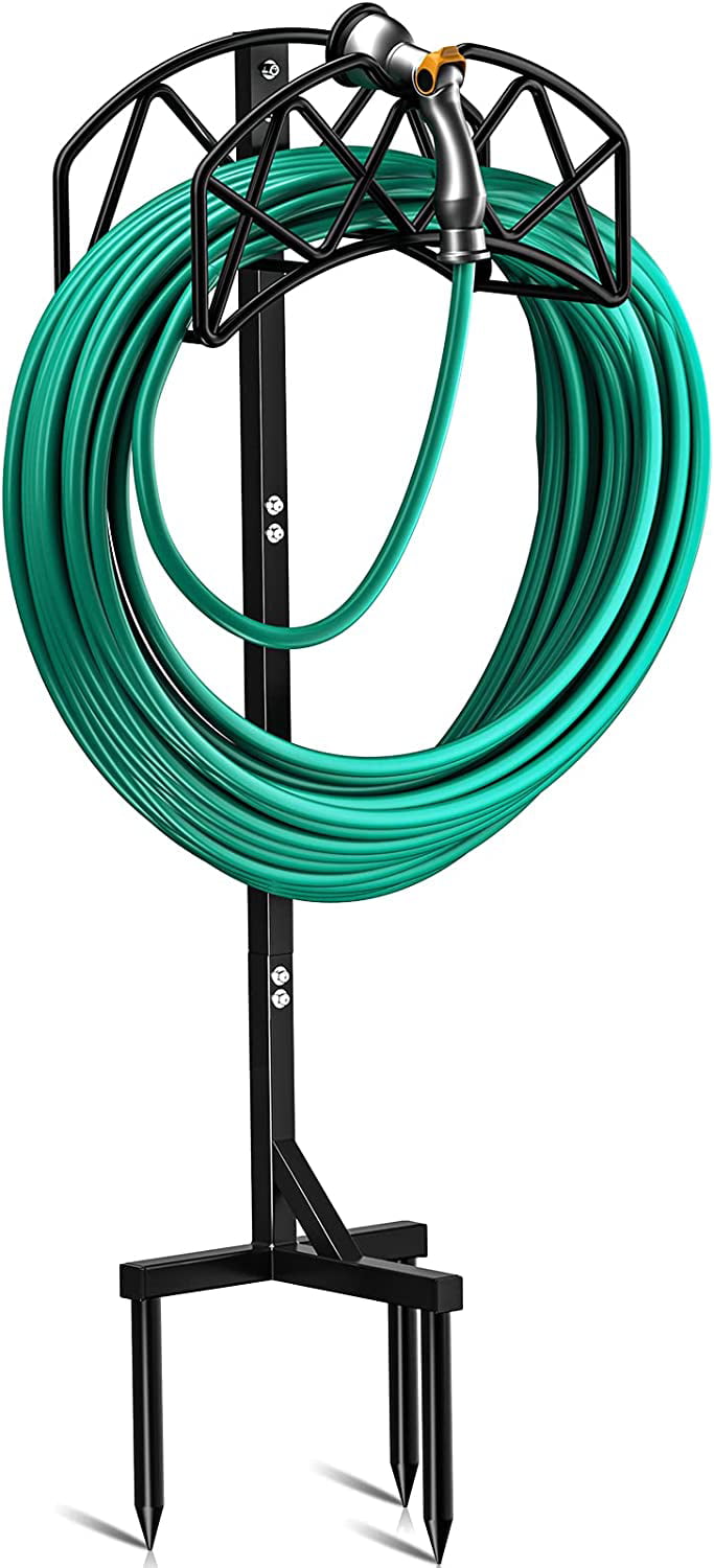 Garden Hose Holder. Freestanding Water Hose Holder. Detachable Heavy Duty Hose Reel for Outdoor