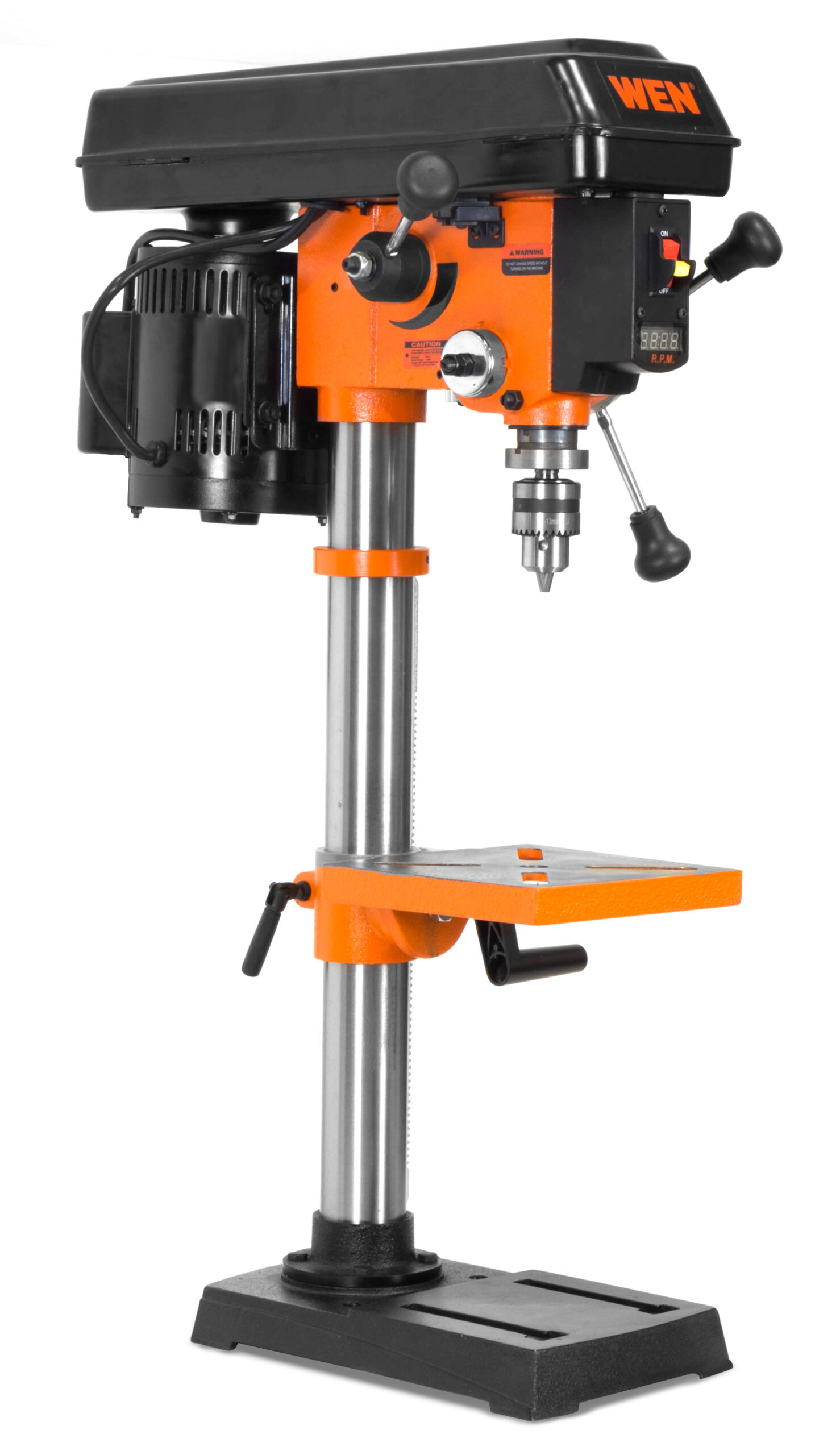 WEN 5-Amp 10-Inch Variable Speed Cast Iron Benchtop Drill Press with Laser