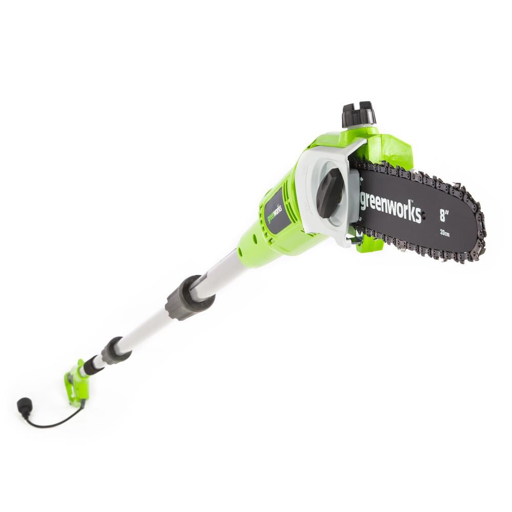 Greenworks 8-in 6.5-Amps Corded Electric Pole Saw