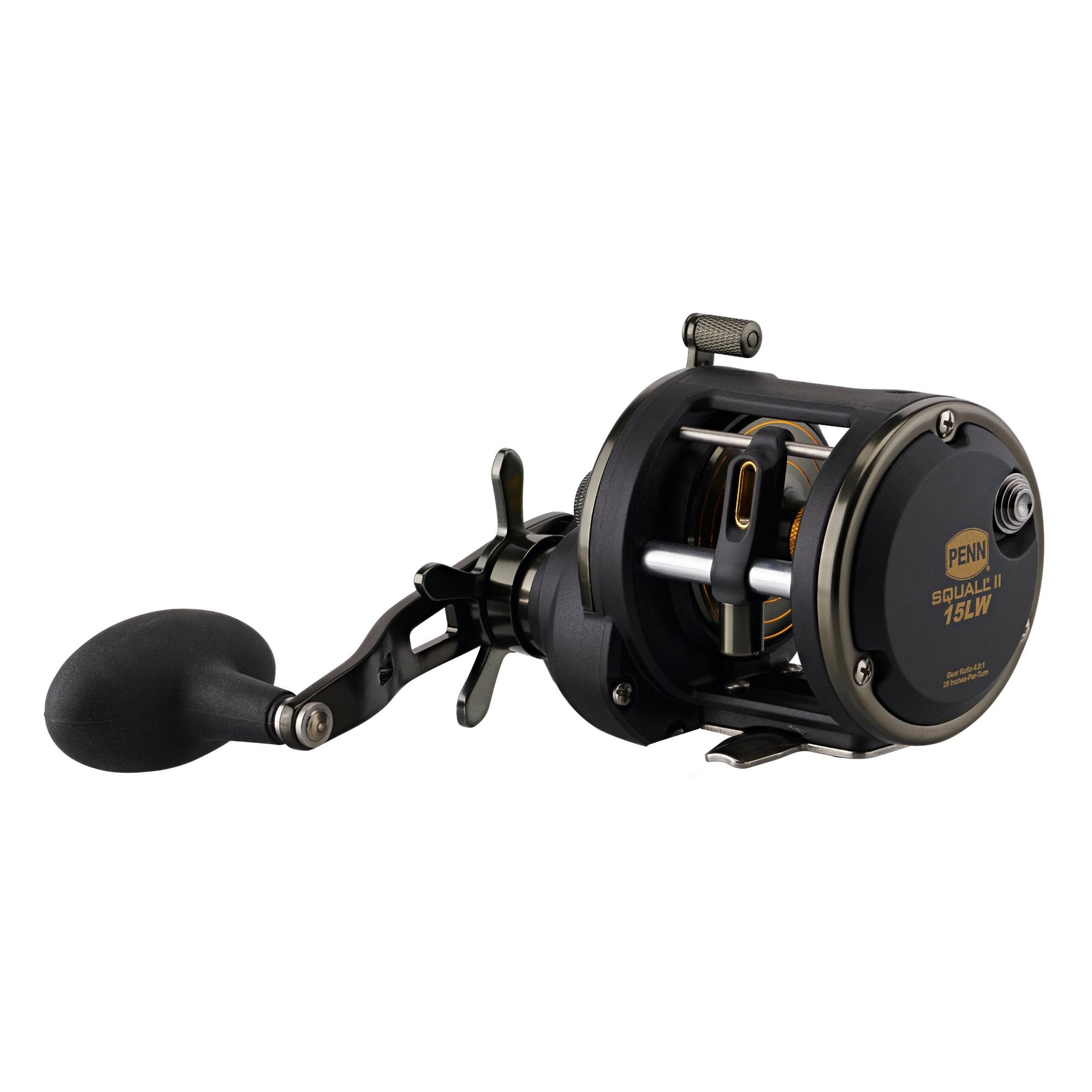 PENN Squall II Level Wind Conventional Reel. Size 15. Right-Hand