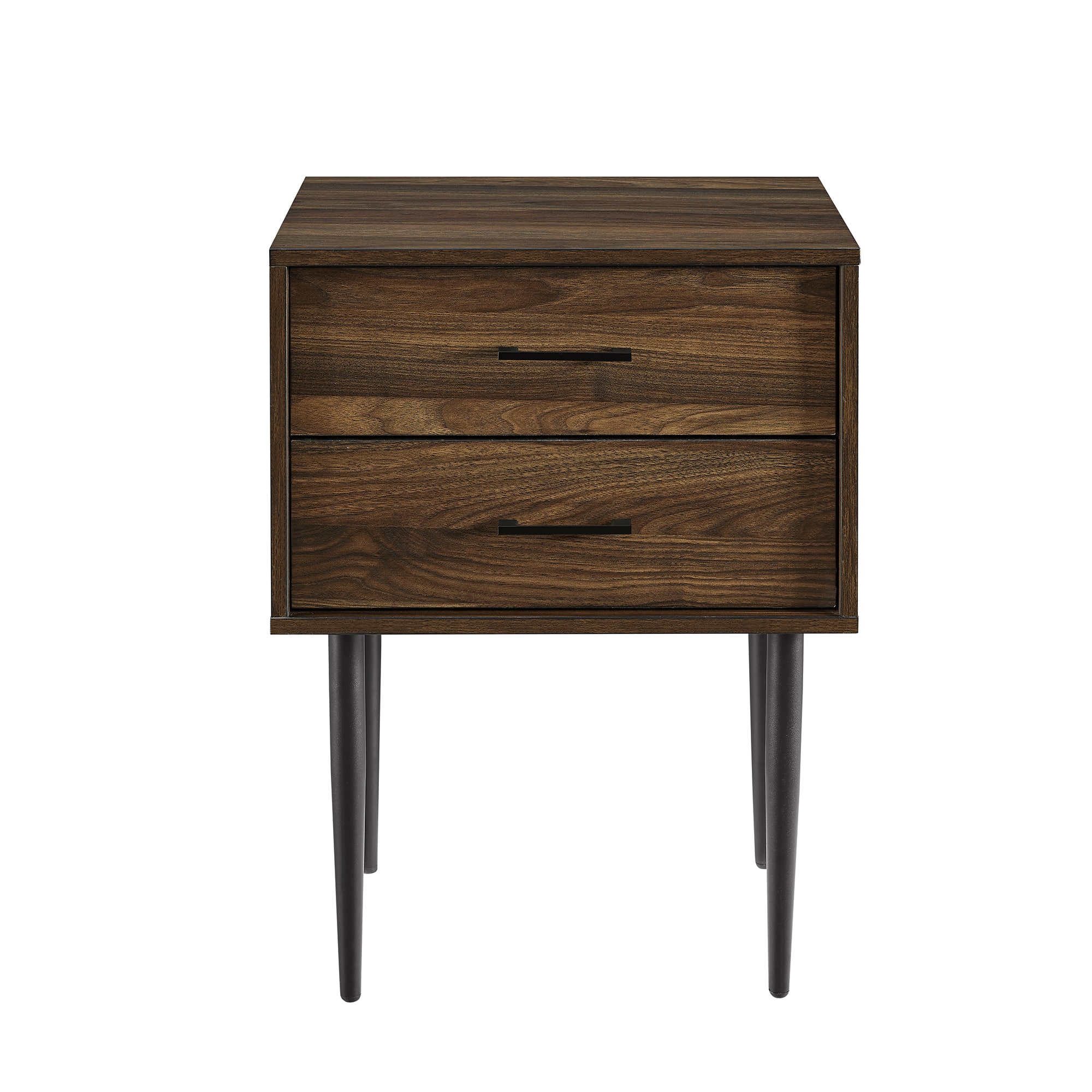 Walker Edison Dark Walnut Modern Nightstand