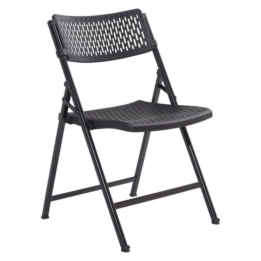 National Public Seating 1410 AirFlex Series Premium Polypropylene Folding Chair (Pack of 4)