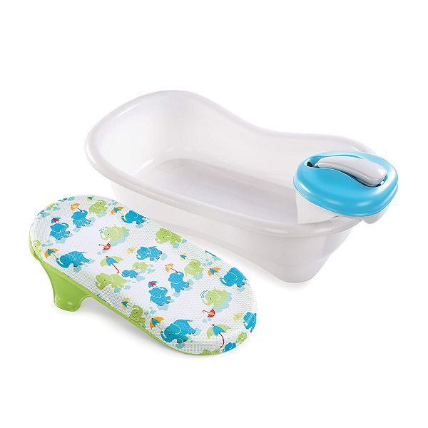 Summer Newborn to Toddler Bath Center and Shower (Neutral) - Bathtub Four Stage