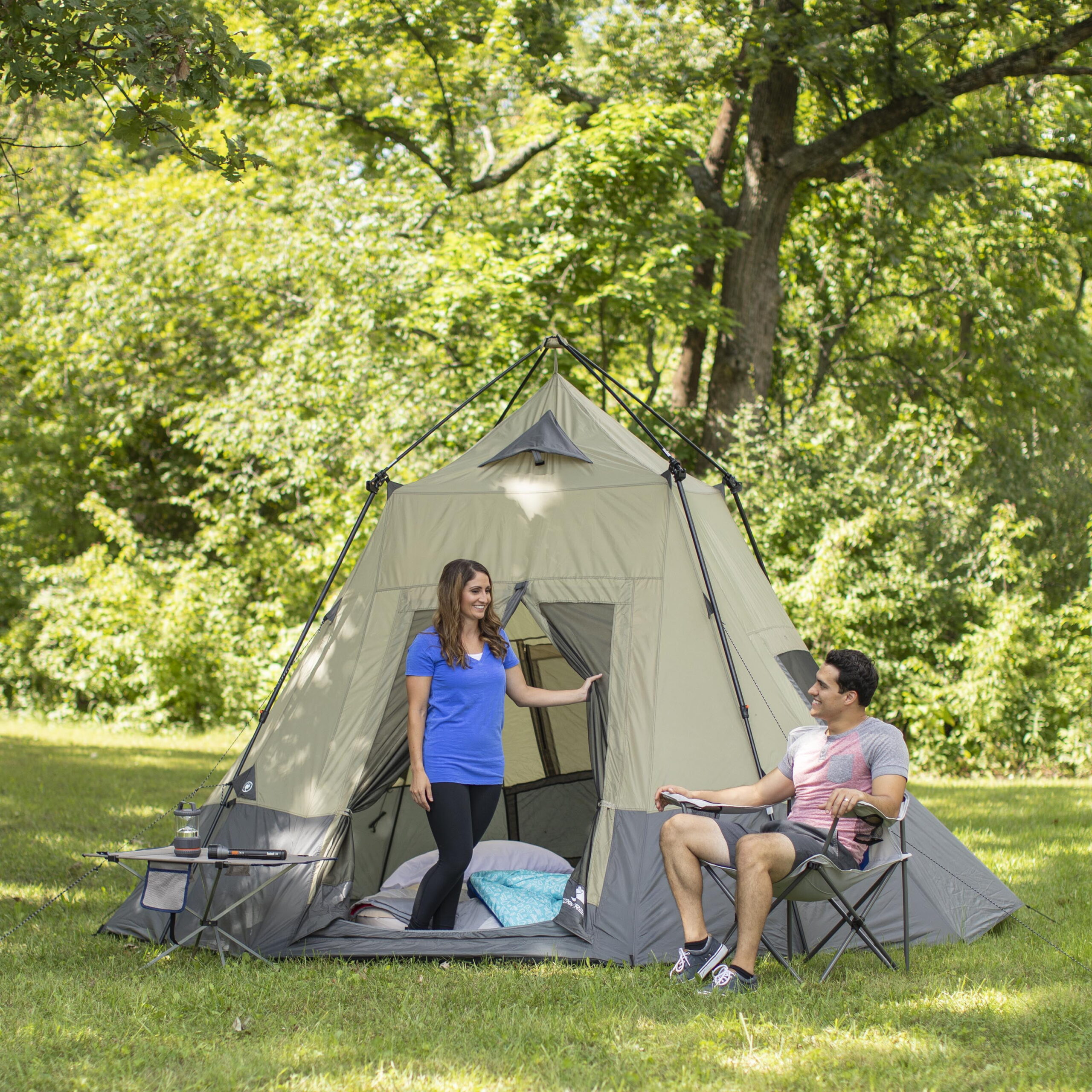 Ozark Trail 12′ x 12′ Instant Tepee Tent. Sleeps 7