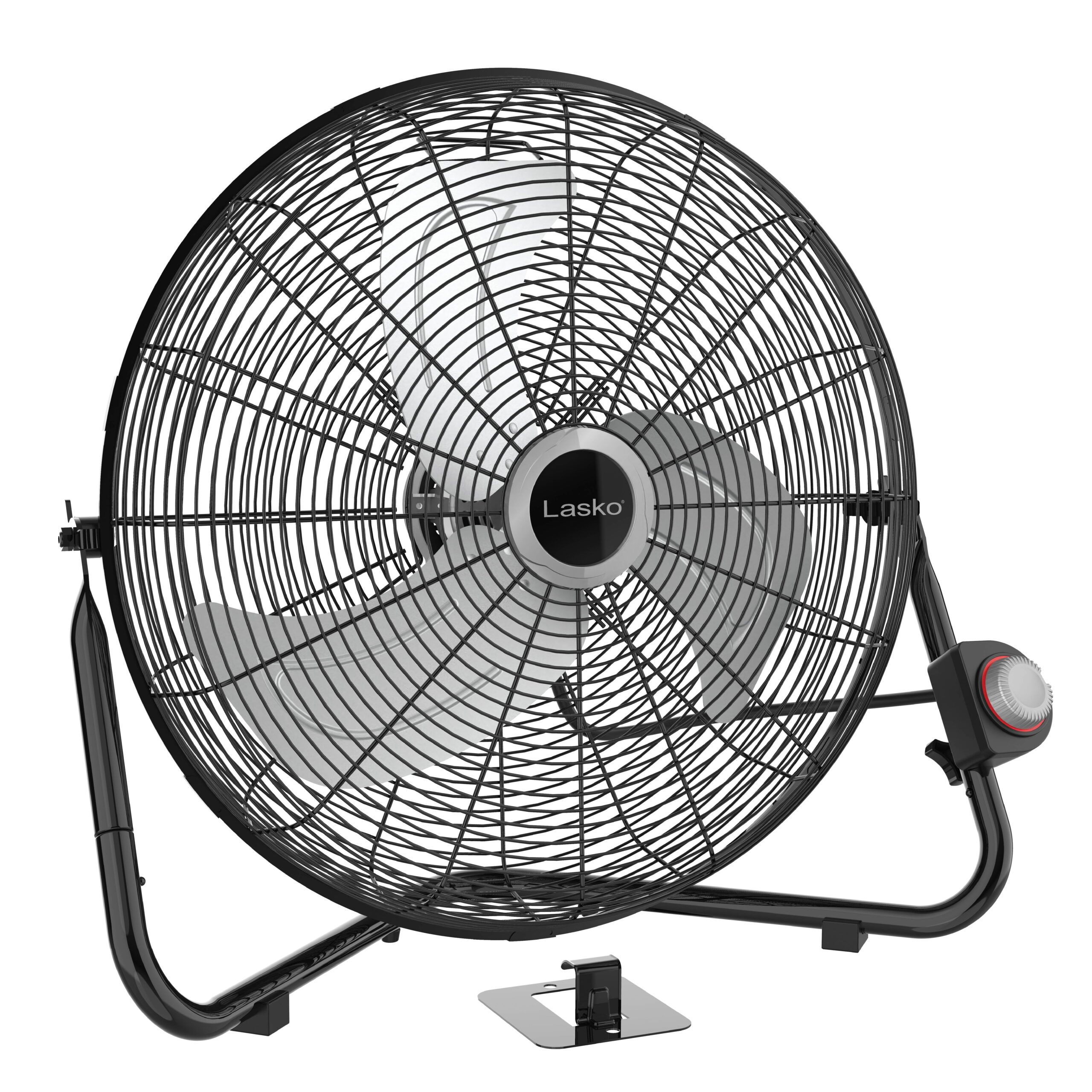 Lasko 20″ High Velocity Floor Fan with QuickMount in Black