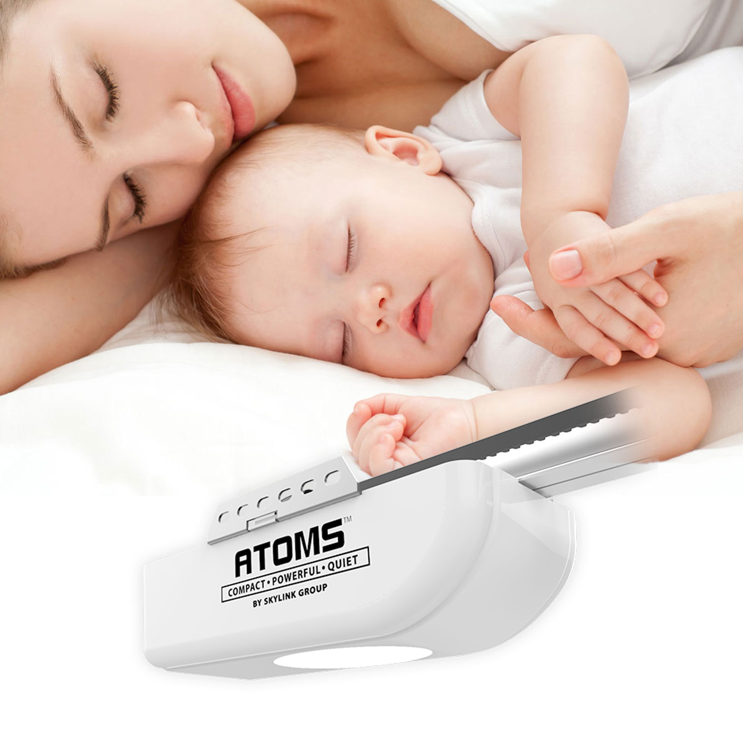 Skylink Atoms Atr-1722Ckw 3/4 Hp Garage Door Opener. Chain Drive with Wi-Fi Connectivity