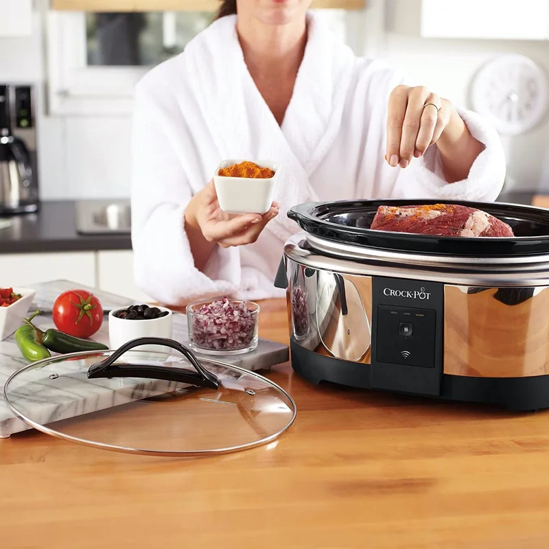 Crock-Pot 2139005 6 Qt. Connected Slow Cooker. Works with Alexa