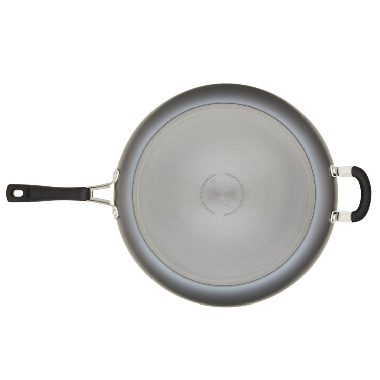 Rachael Ray Cook + Create Hard Anodized Nonstick Frying Pan With Helper Handle. 14-Inch
