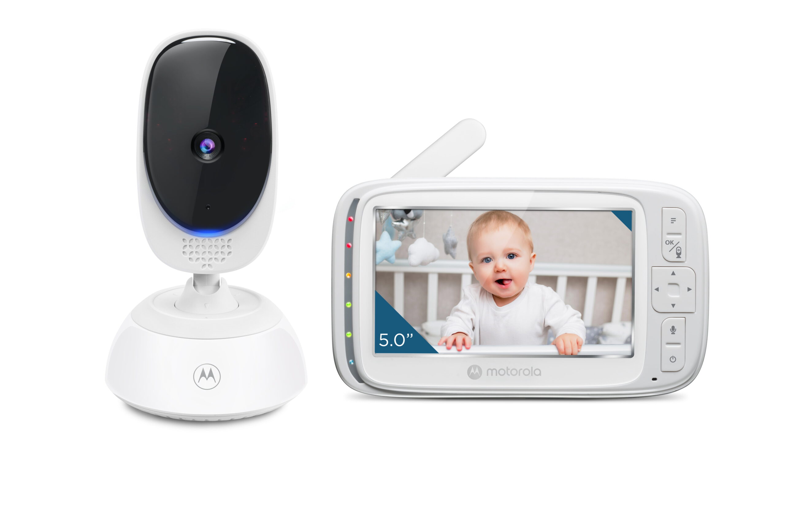 Motorola VM75 Video Baby Monitor w/ 5″ Color Screen & Camera | Two-Way Talk. Lullabies. Remote Zoom