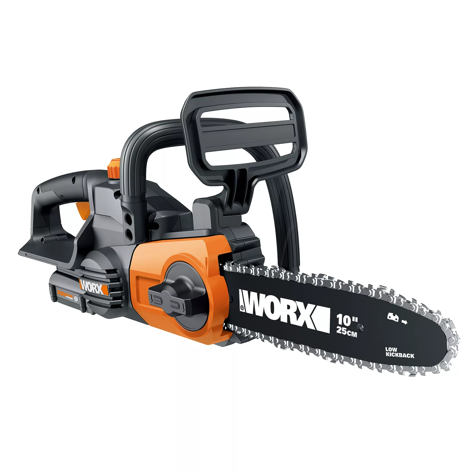 Worx 20V Power Share Cordless 10″ Chainsaw with Auto-Tension