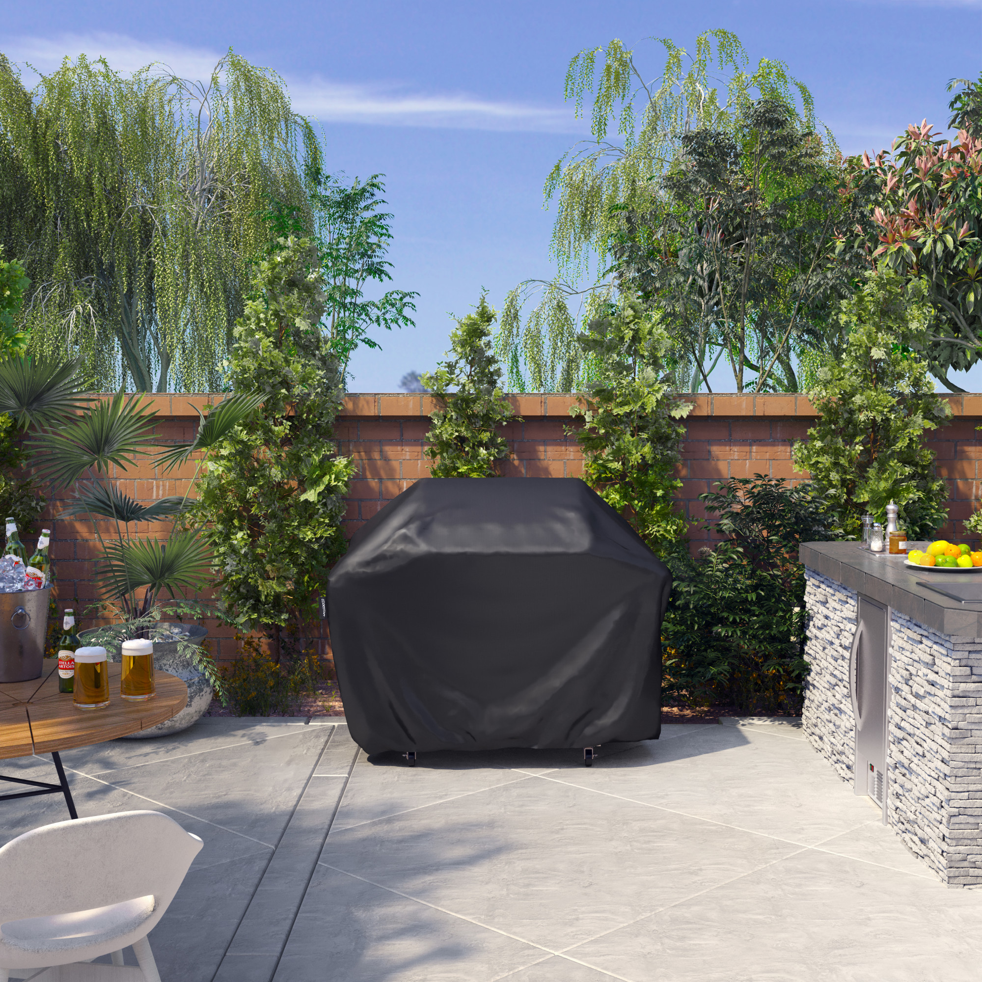 Edgestar Grl300cartcover1 Cover For Grl300 And Grl300cart Freestanding Combination - Black