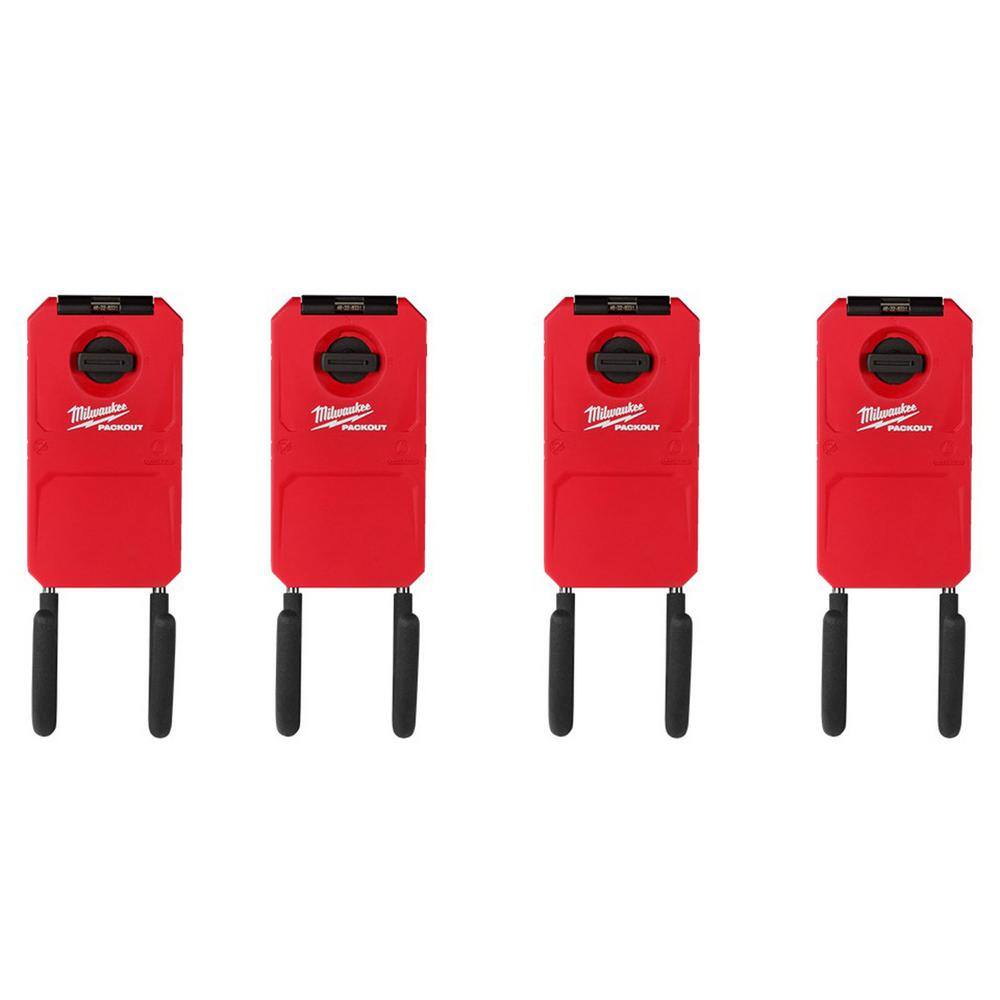 Milwaukee 48-22-8331-4 PACKOUT Curved Utility Hook (4-Pack)