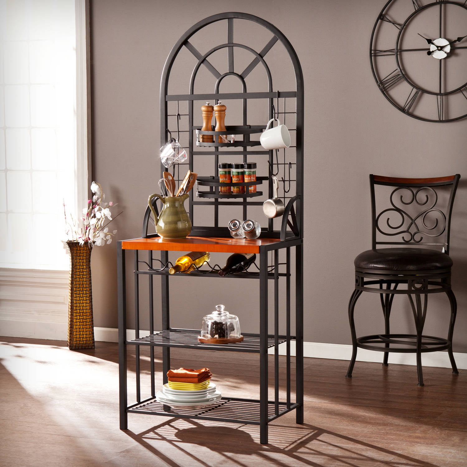 Southern Enterprises Baker-s Rack