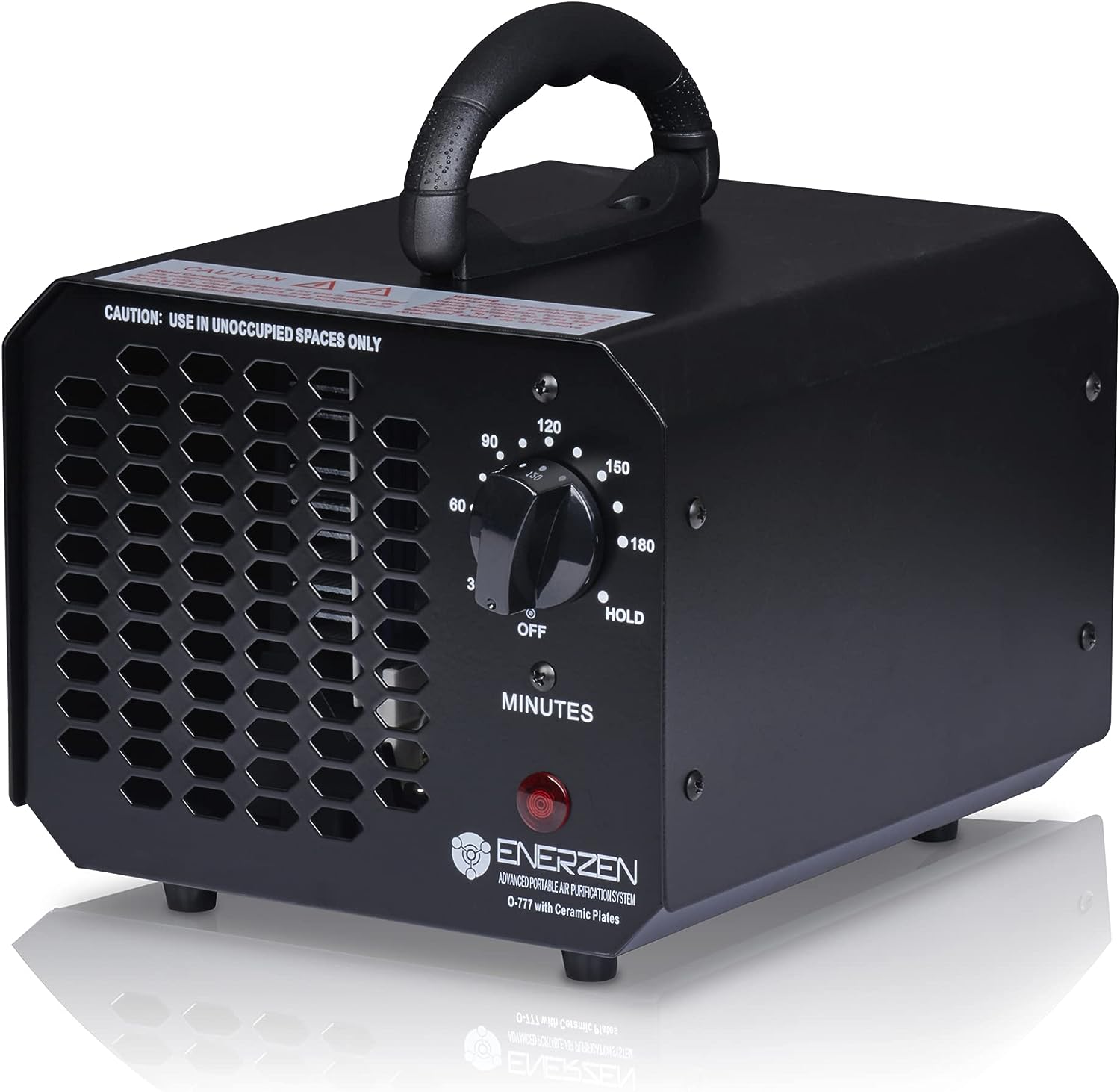 Enerzen Ozone Generator 11.000mg Industrial O3 Air Purifier Deodorizer (11.000mg - Black)