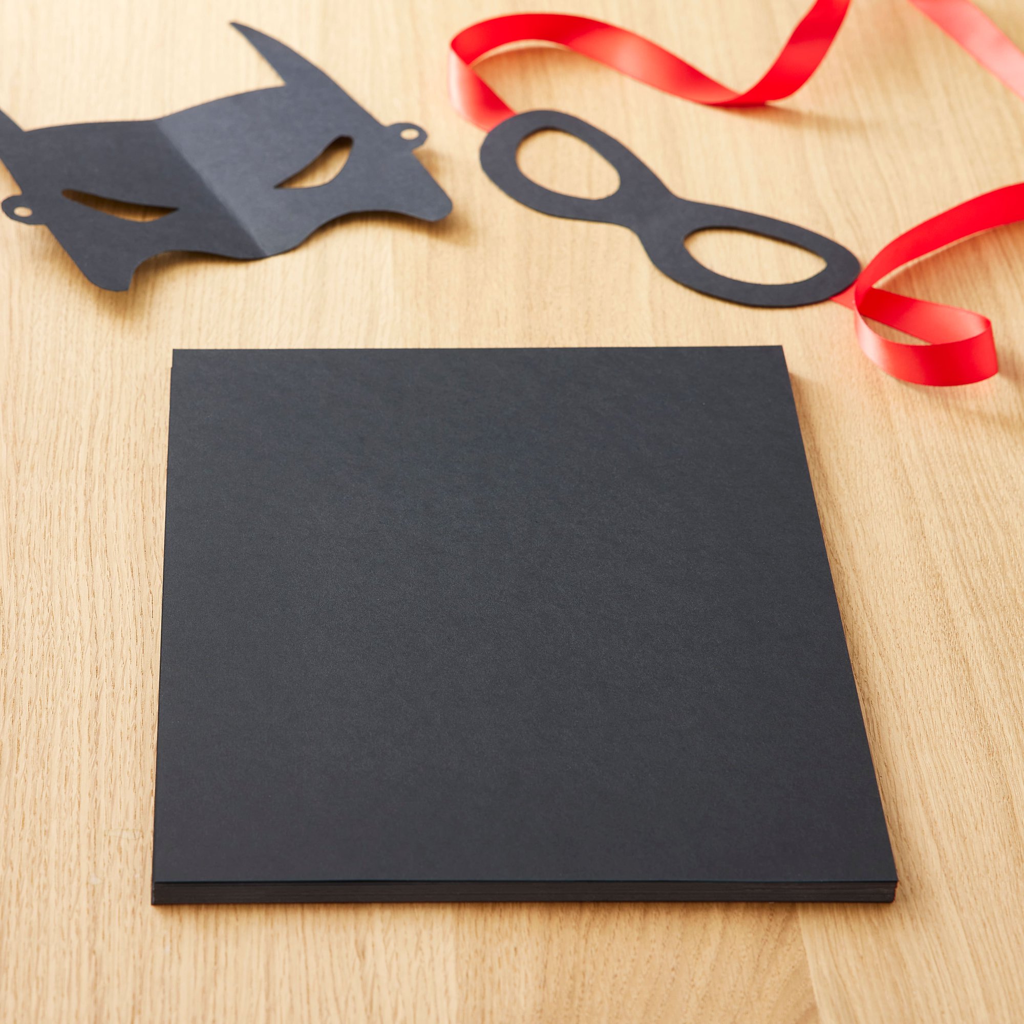 Recollections 12 Packs: 50 ct. (600 total) Black 8.5″ x 11″ Cardstock Paper