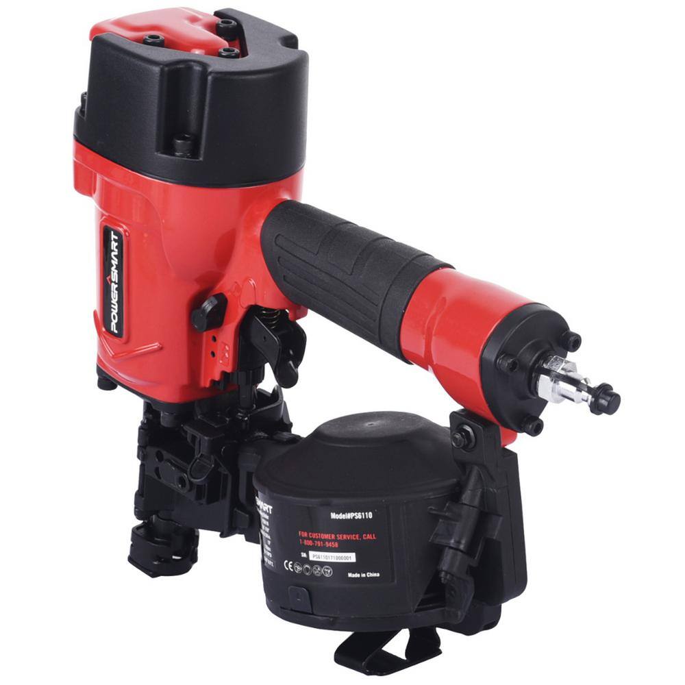 PowerSmart PS6110 Pneumatic 15-Degree Coil Roofing Nailer