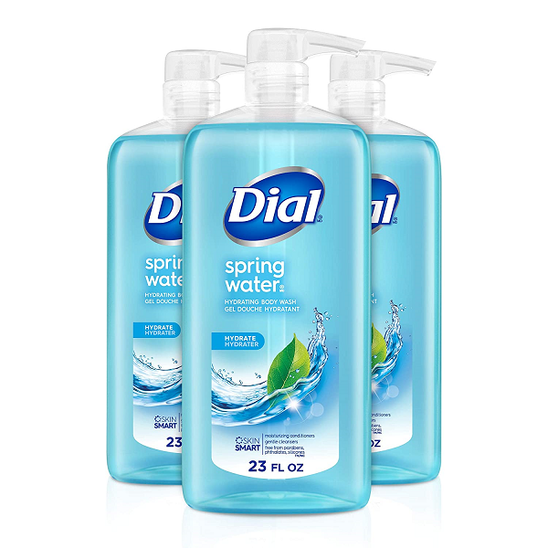 Dial Body Wash. Spring Water. 23 fl Oz (Pack Of 3)