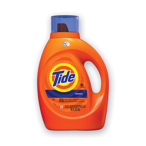 Tide He Laundry Detergent. Original Scent. Liquid. 64 Loads. 92 Oz Bottle | Bundle of 2 Each
