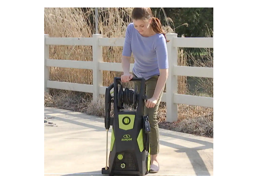 Sun Joe SPX3501 2300 Max PSI 1.48 GPM Brushless Induction Electric Pressure Washer with Hose Reel