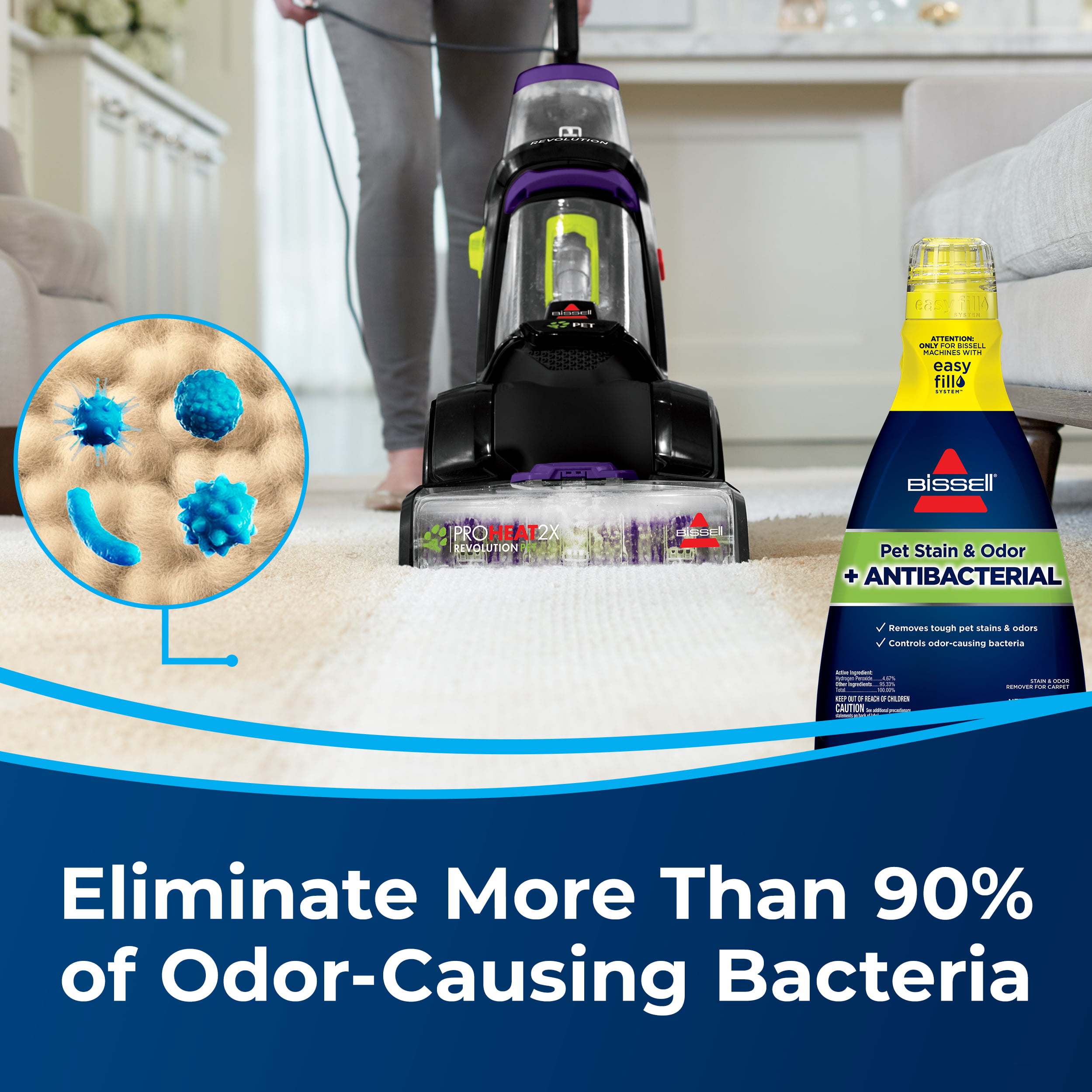BISSELL Pro Heat 2X Revolution Pet Carpet Cleaner. 3578
