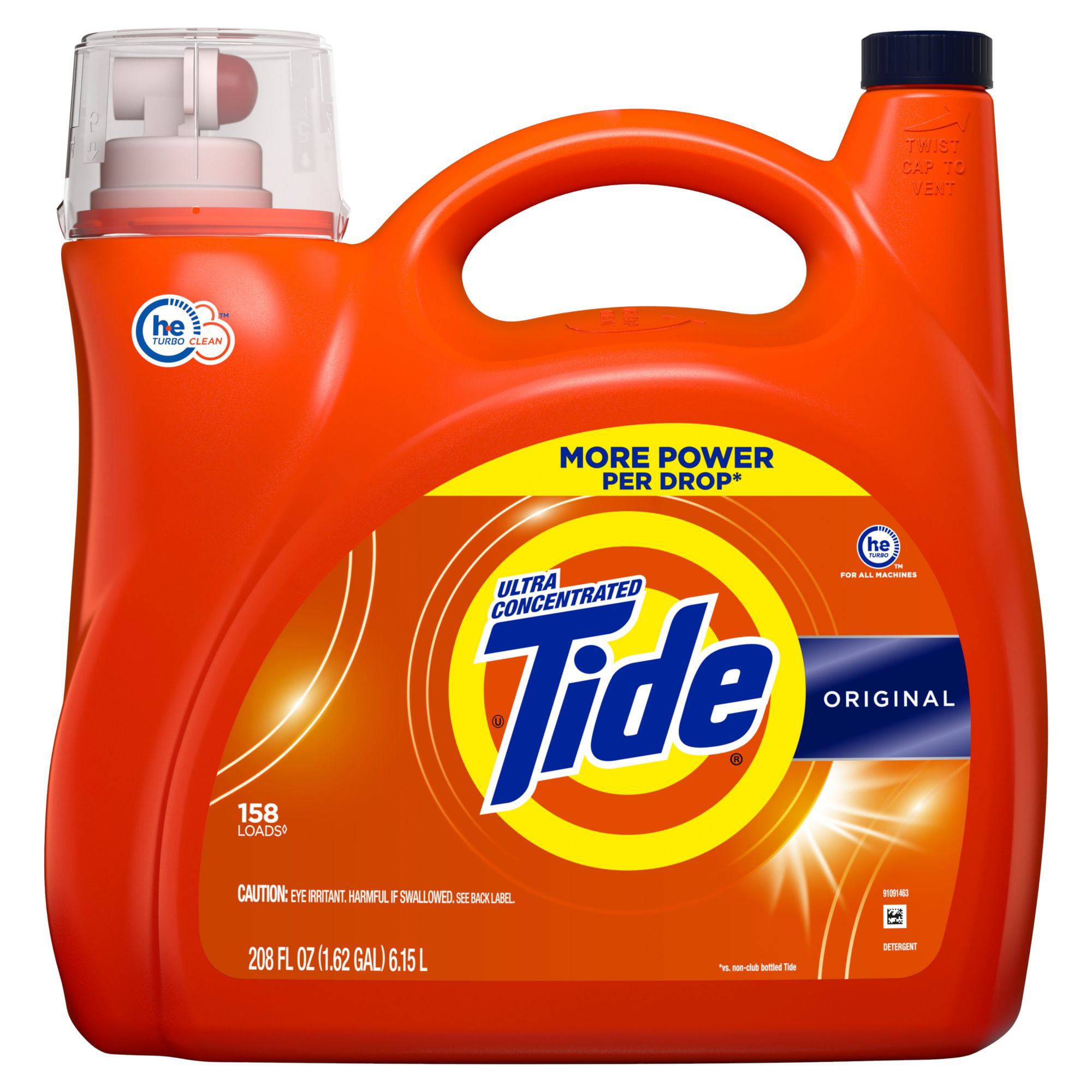 Tide Ultra Concentrated Liquid Laundry Detergent. 208 Fluid Ounce