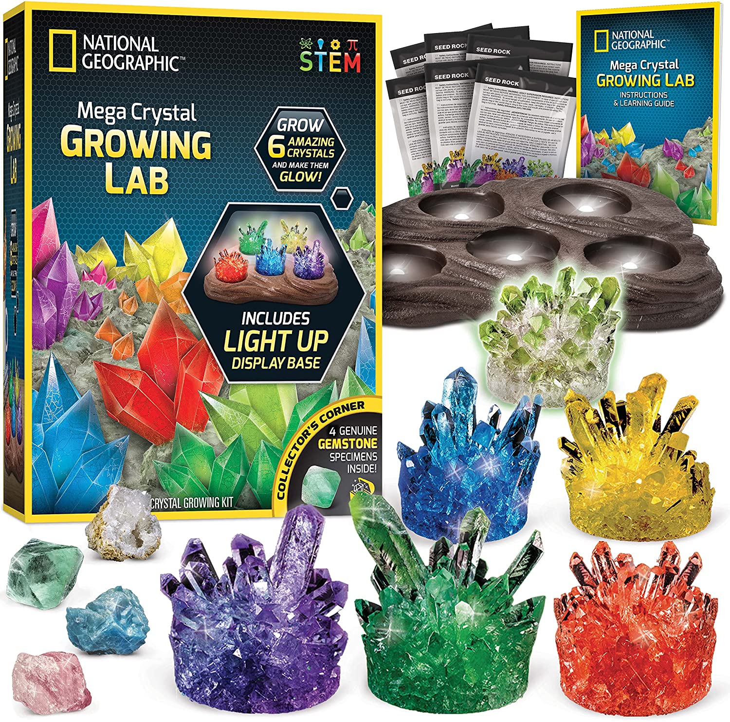 NATIONAL GEOGRAPHIC Mega Crystal Growing Lab. 6 Crystal Lab