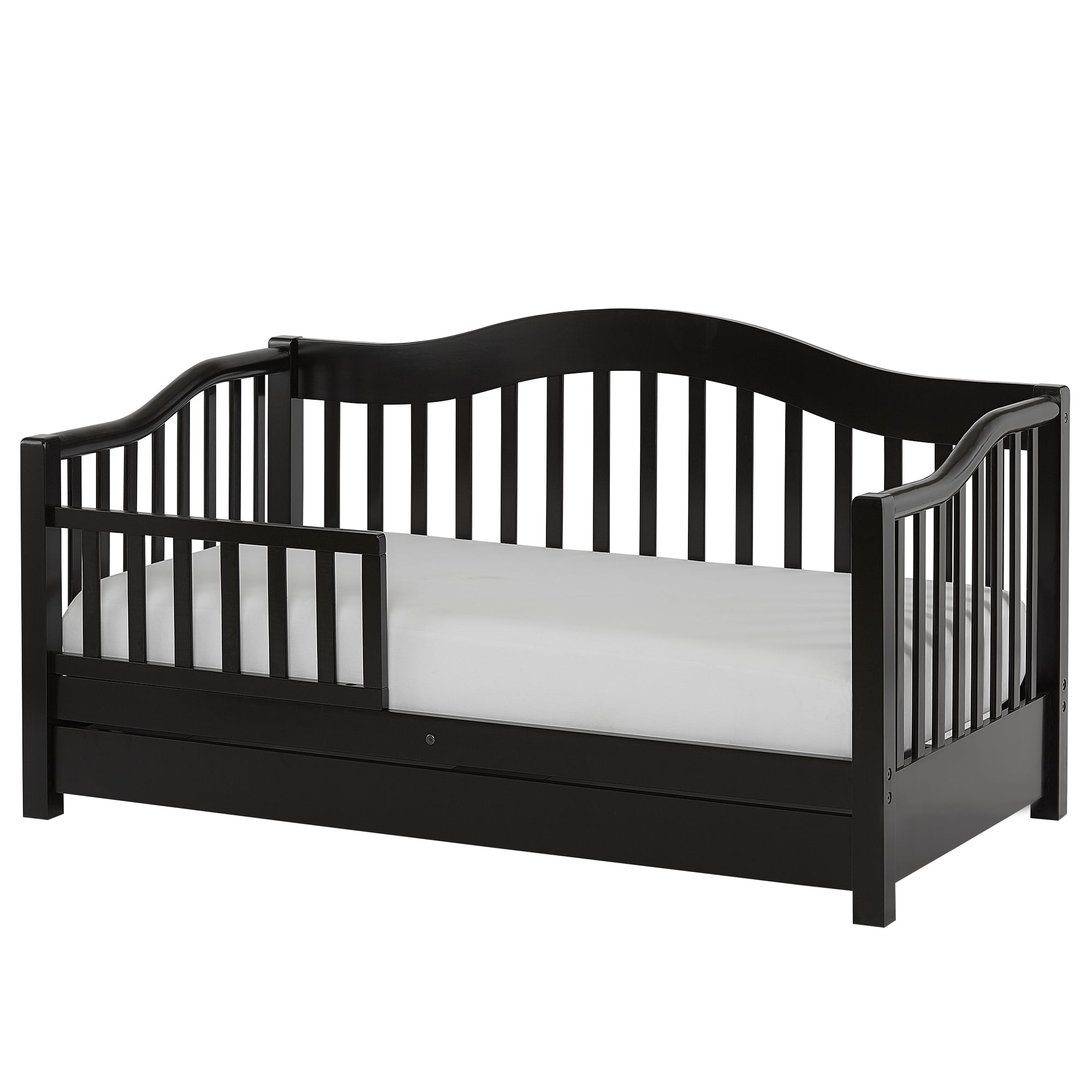 Dream on Me Toddler Day Bed with Storage. Black