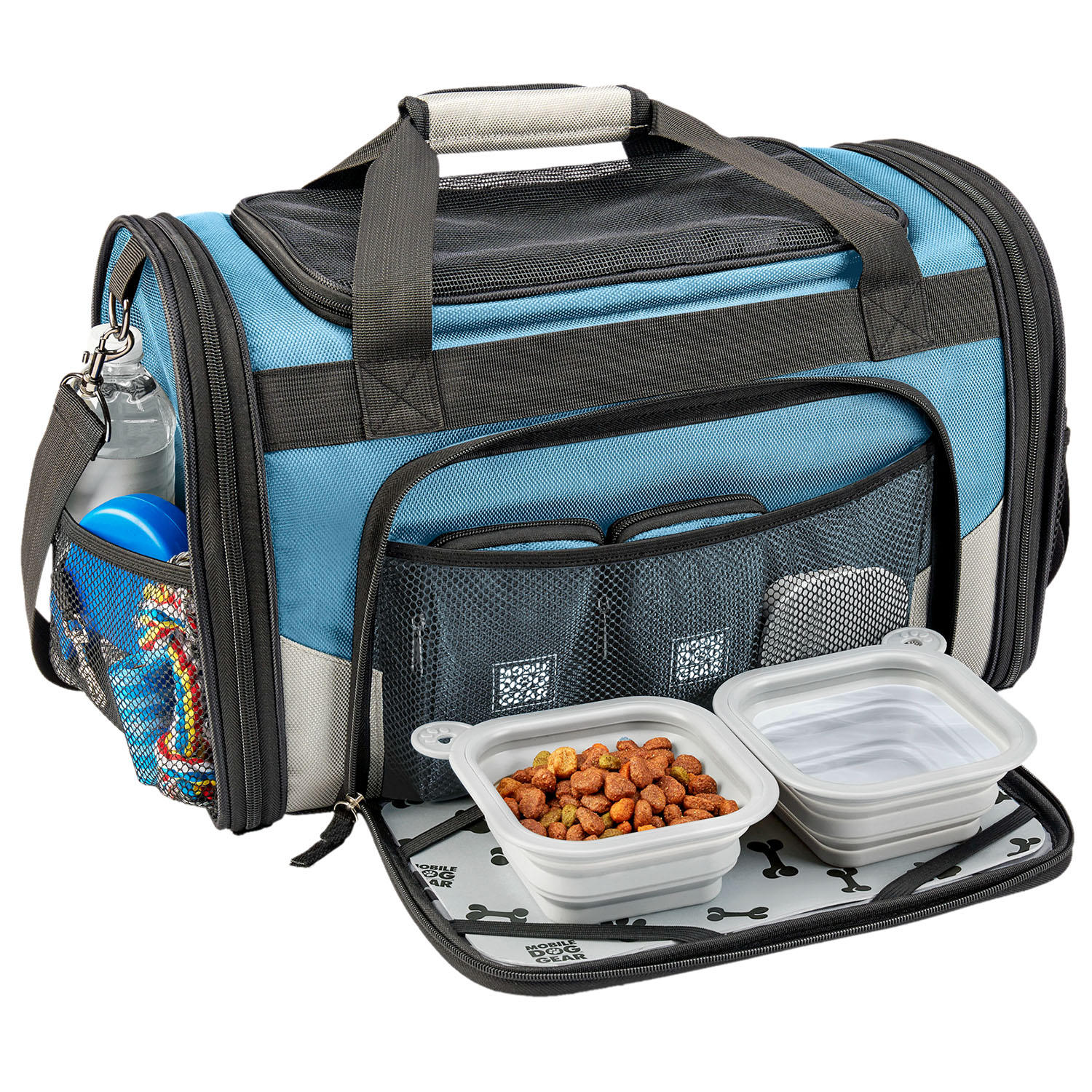 Mobile Dog Gear Pet Carrier Plus. Small (Blue)