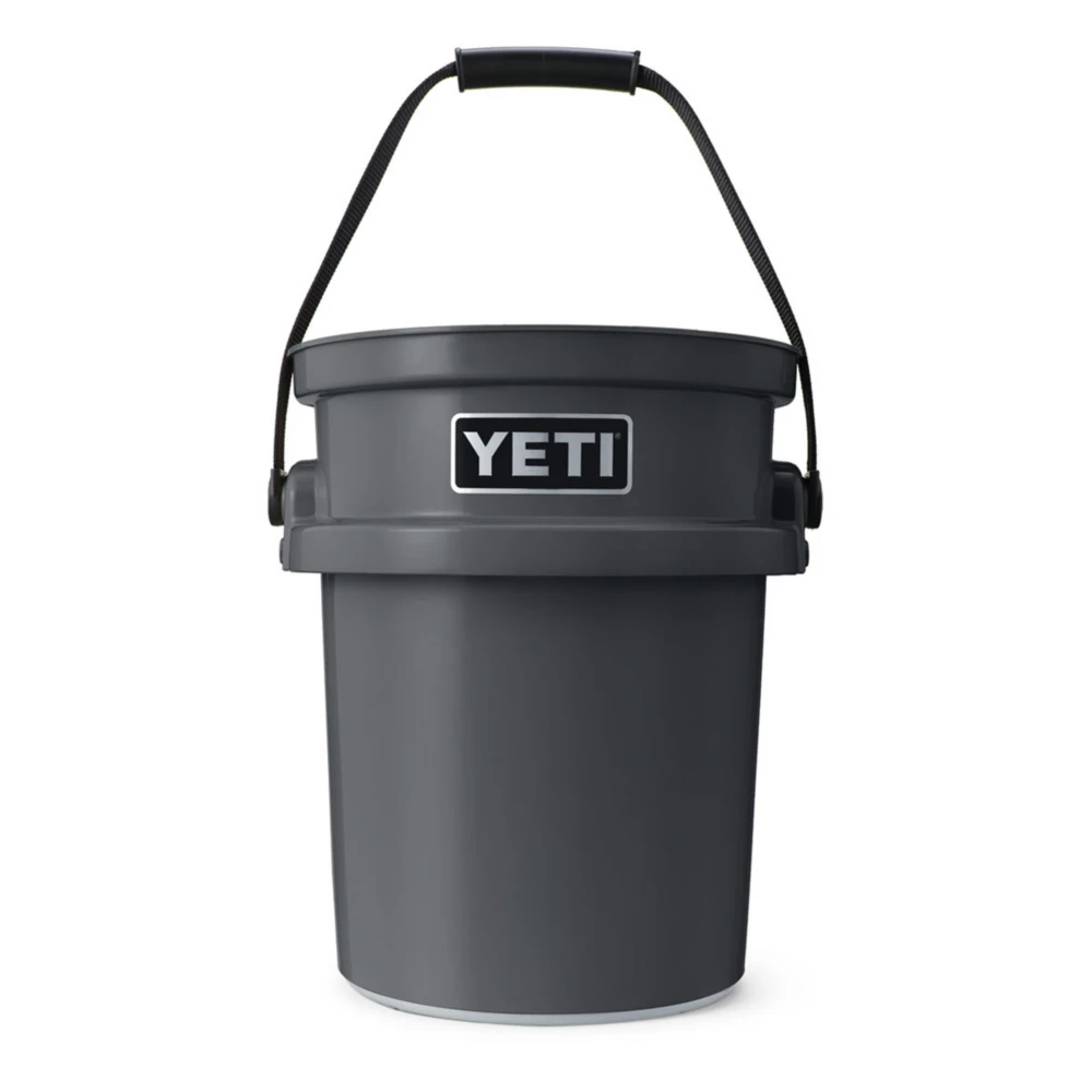 YETI Loadout 5-Gallon Bucket. Impact Resistant Fishing/Utility Bucket. Charcoal (26010000012)