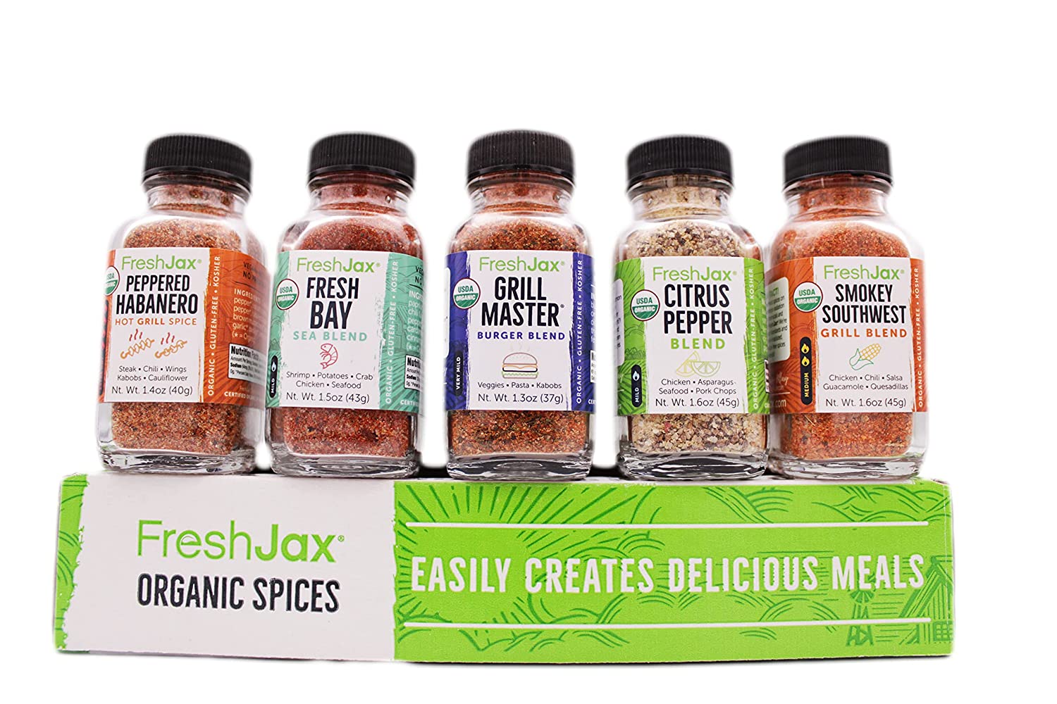 FreshJax Grilling Spice Gift Set. (Set of 5)