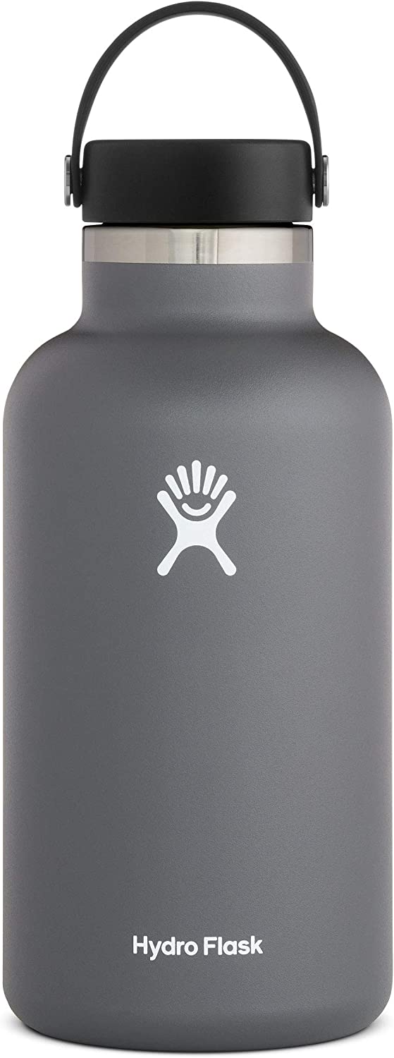 Hydro Flask 64oz Wide Mouth Bottle. Stone