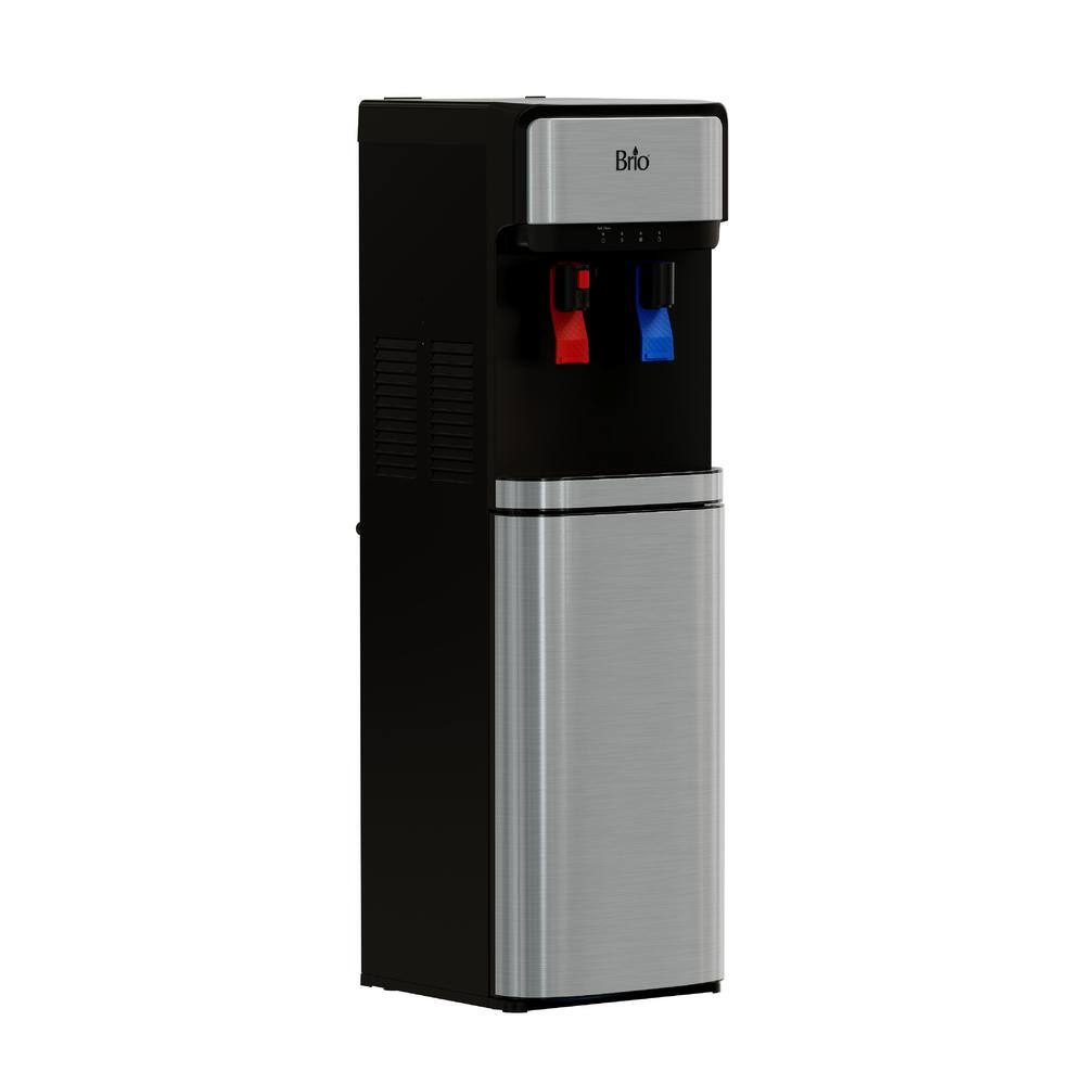 Brio CLBL320SC 300 Series Self-Cleaning Ozone Bottom Loading Water Cooler Water Dispenser - Hot and Cold Water