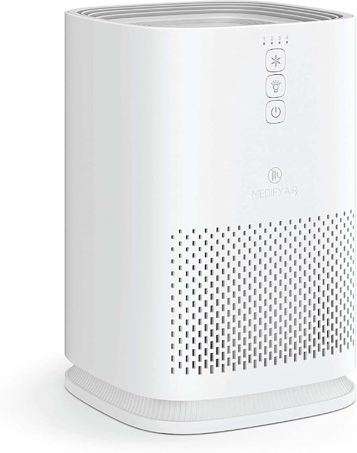 Medify Air MA-14 Air Purifier with H13 True HEPA Filter | 200 sq ft Coverage | for Allergens. Wildfire Smoke. Dust. Odors. Pollen. Pet Dander | Quiet 99.9% Removal to 0.1 Microns | White. 1-Pack