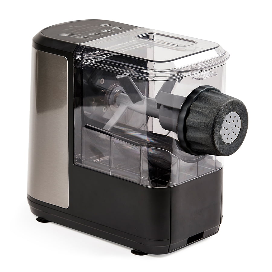 Emeril Lagasse Pasta ; Beyond Electric Pasta and Noodle Maker Machine with Slow Juicer Attachment. Black.