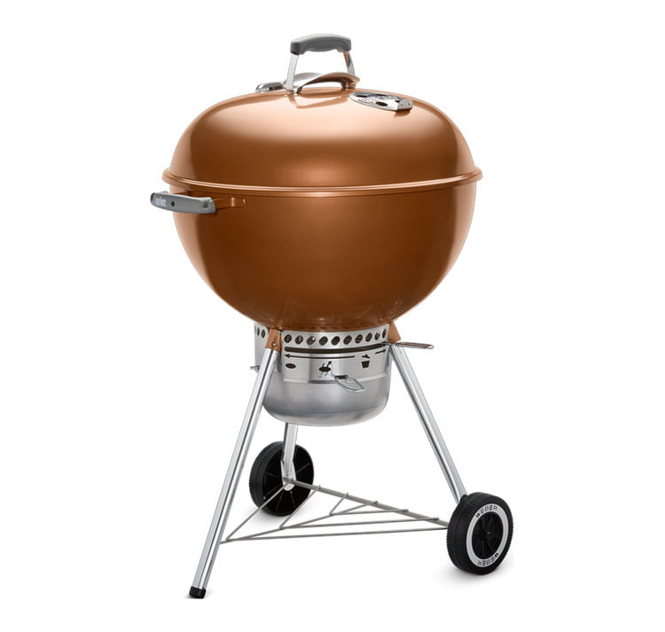 Weber 22″ Original Kettle Premium Charcoal Grill in Copper