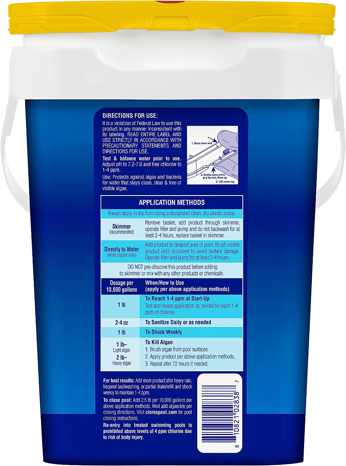 Clorox Pool&Spa XtraBlue Chlorinating Granules .6 Pounds