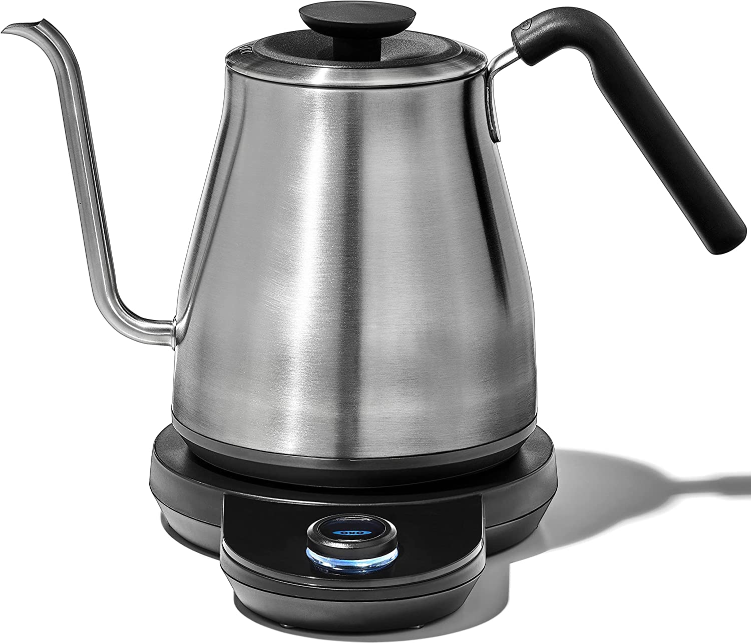 OXO Brew Gooseneck Electric Kettle – Hot Water Kettle. Pour Over Coffee & Tea Kettle. Adjustable Temperature. Built-In Brew Timer. Stainless Steel. 1L​
