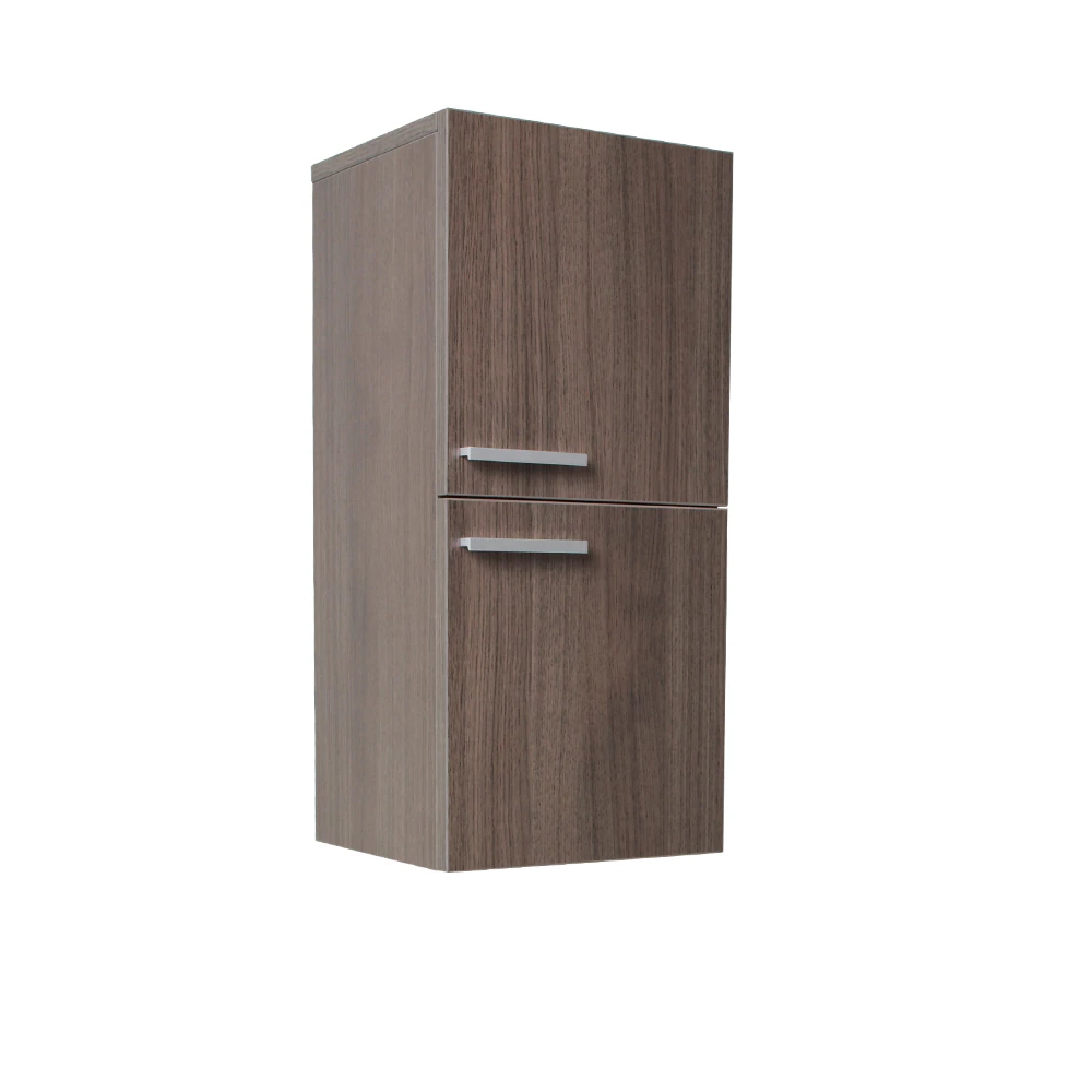Fresca Senza 12.65-in W x 27.5-in H x 12-in D Gray Soft Close Bathroom Wall Cabinet