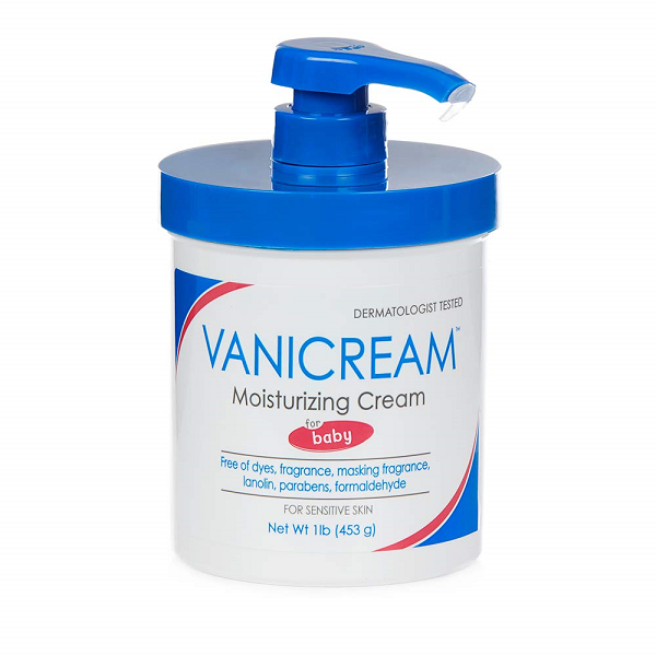 Vanicream Gluten Free & Fragrance Free Baby Moisturizing Cream. 16 oz Pump