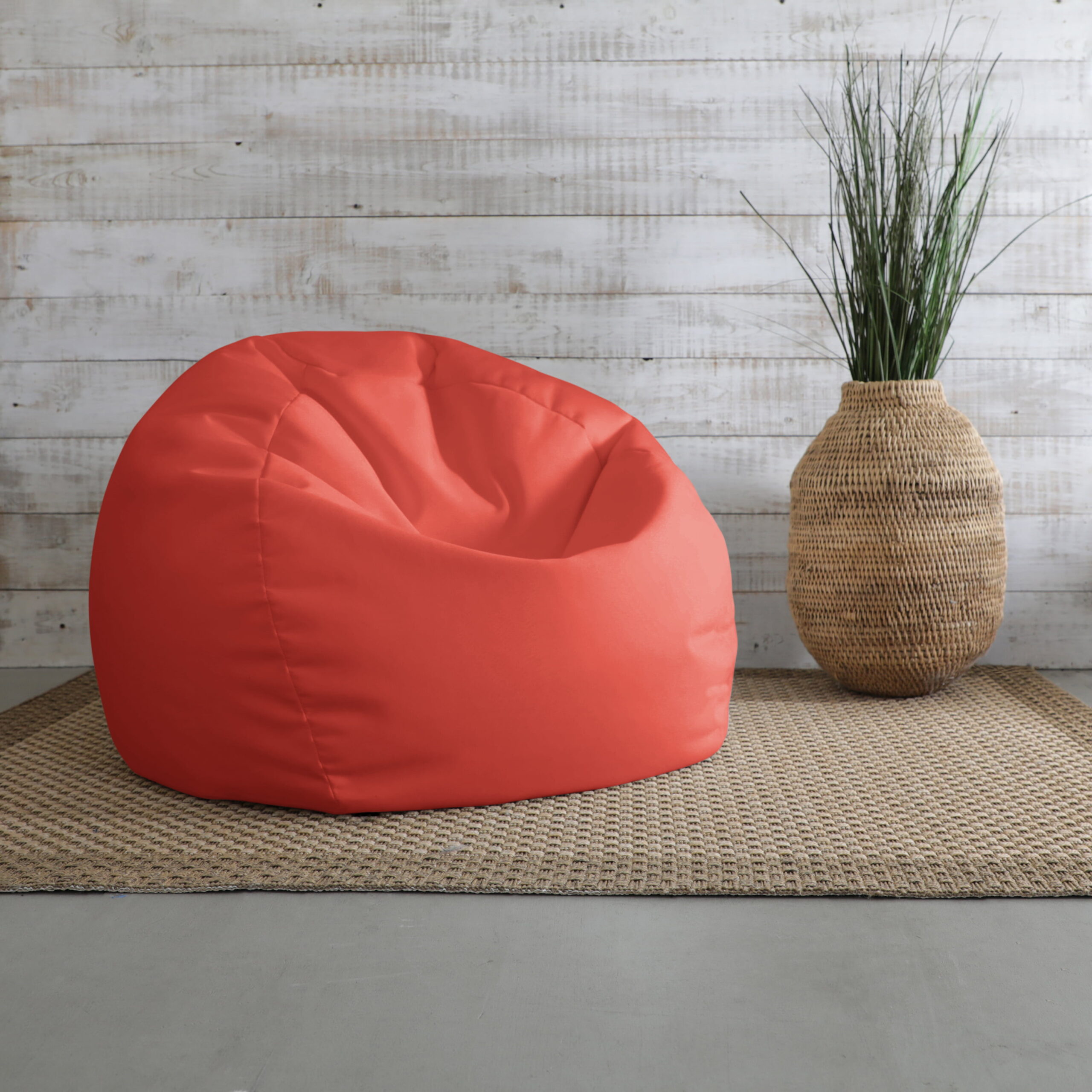 Sorra Home Coral Bean Bag Comfy Chair for All Ages