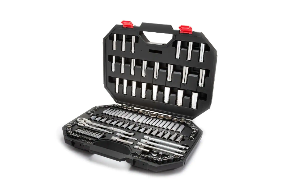 Husky H144125MTS 144-Position 1/4 in. and 3/8 in. Drive Mechanics Tool Set (125-Piece)