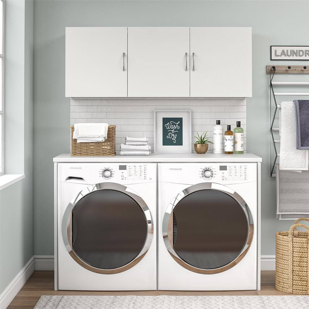 SystemBuild DE19449 Lonn 54 in. x 20.3 in. x 12.44 in Wall Cabinet in White