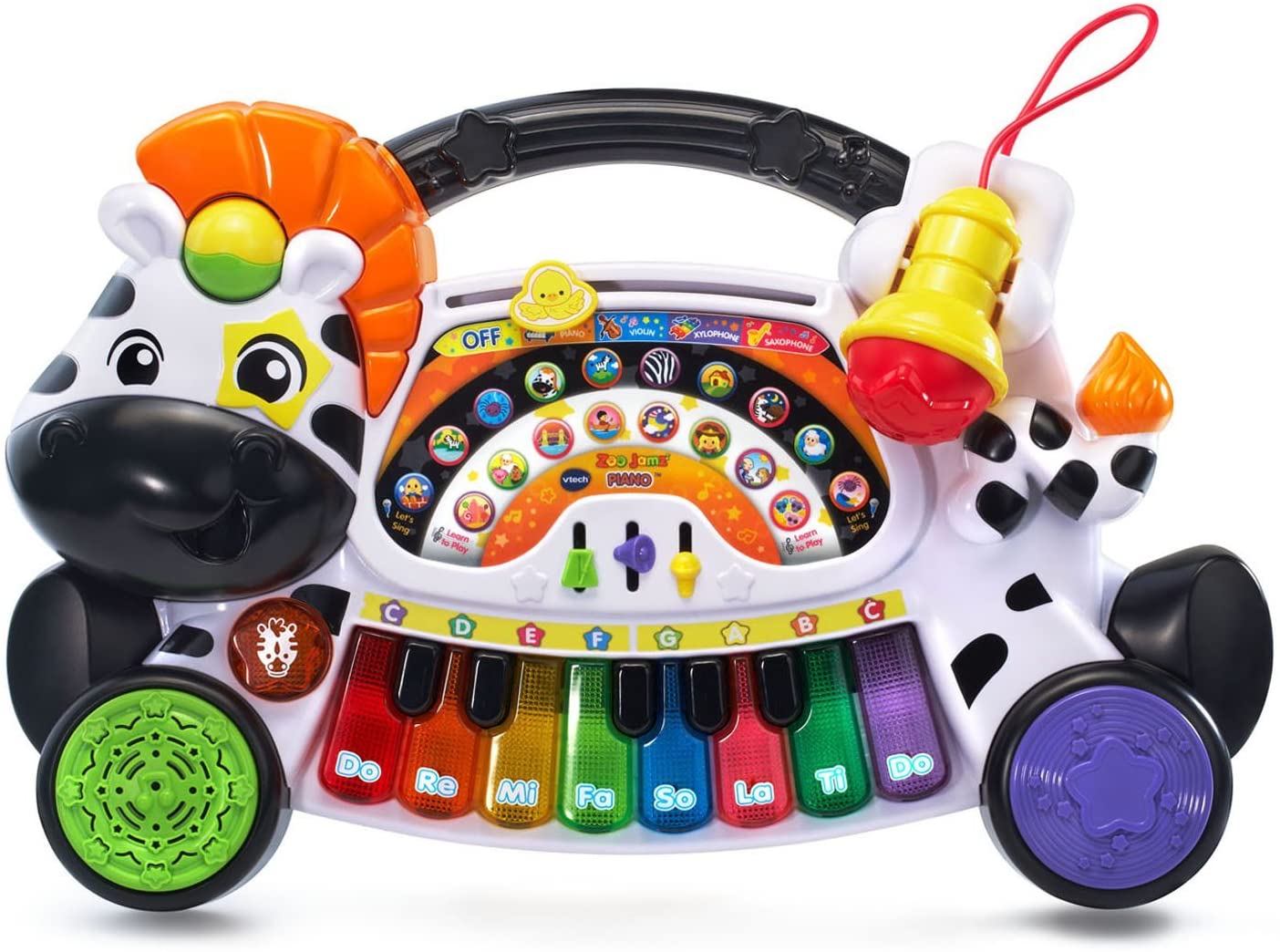 VTech Zoo Jamz Piano (Frustration Free Packaging) . White