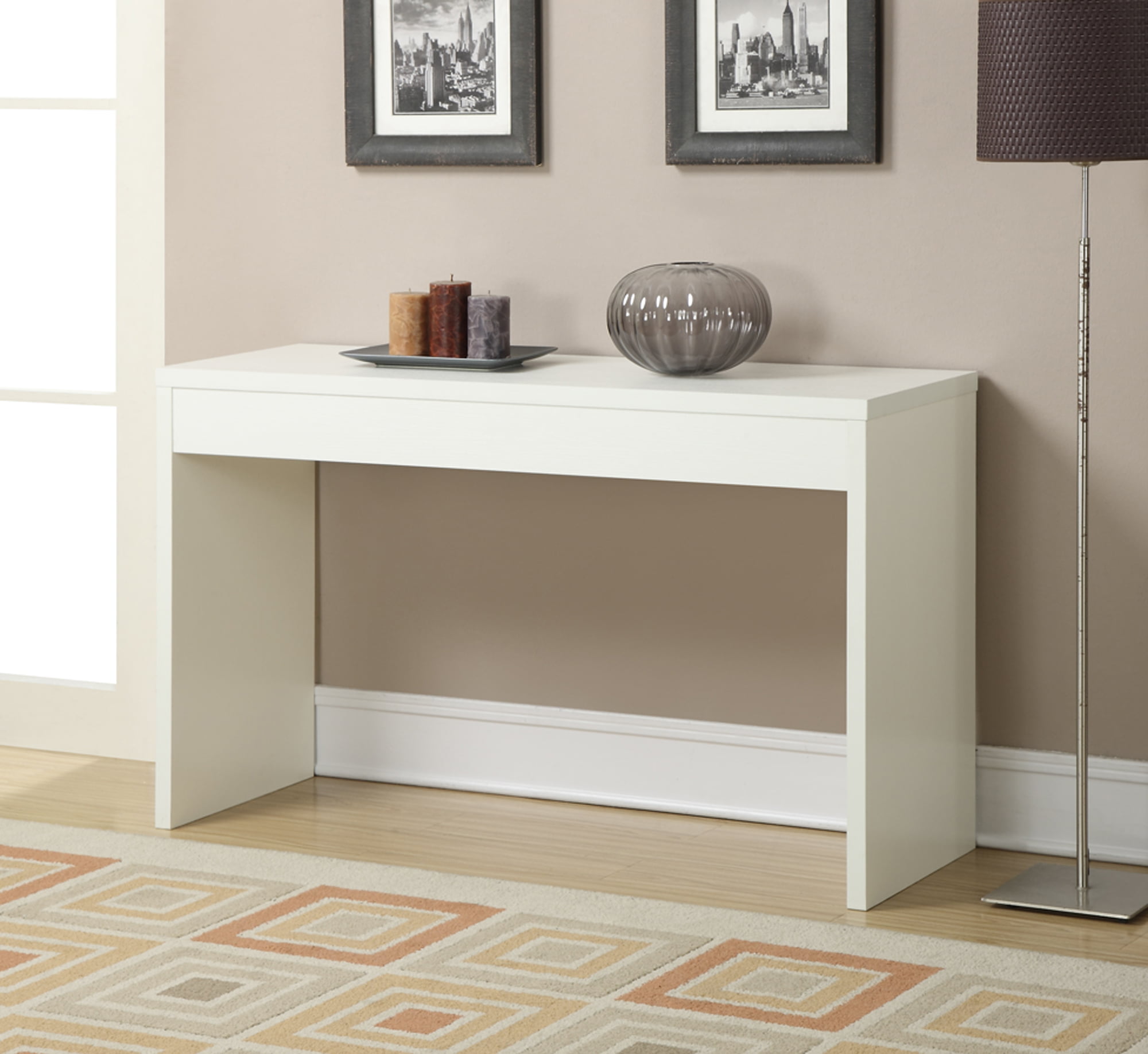 Convenience Concepts Northfield Hall Console Table. White