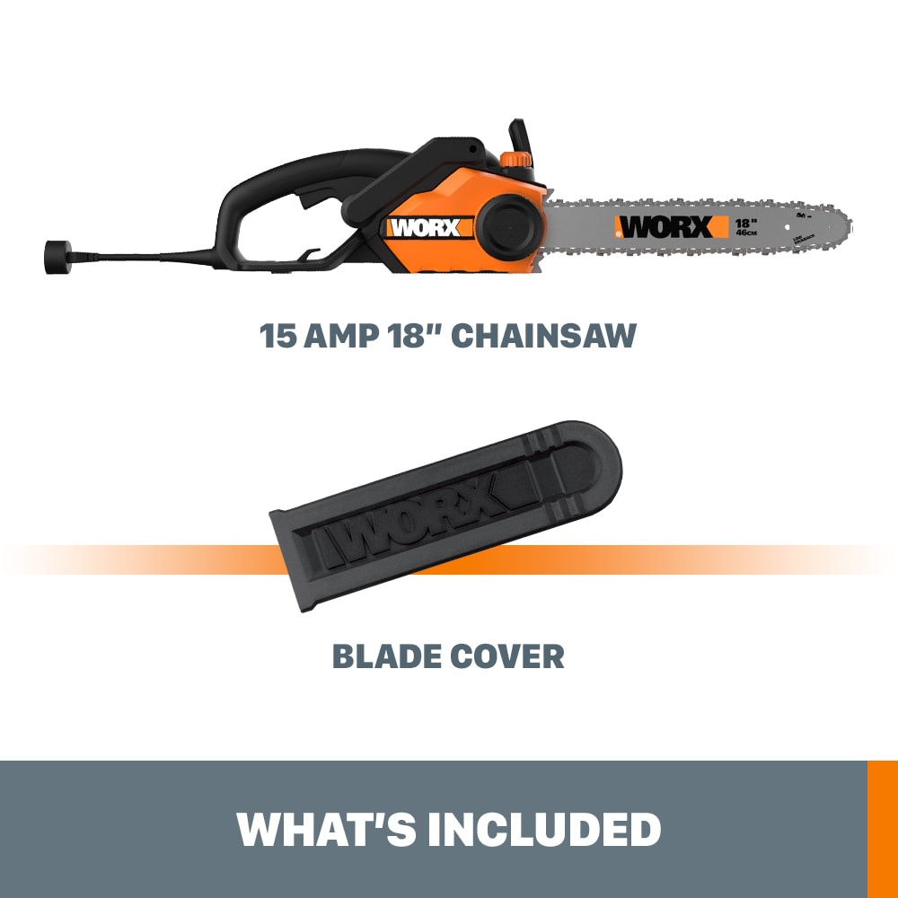 WORX 18-in Corded Electric Chainsaw