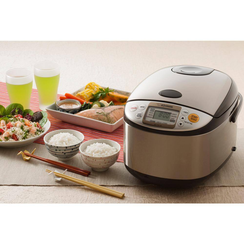 Zojirushi  Micom 10-Cup Stainless Steel Rice Cooker with Built-In Timer
