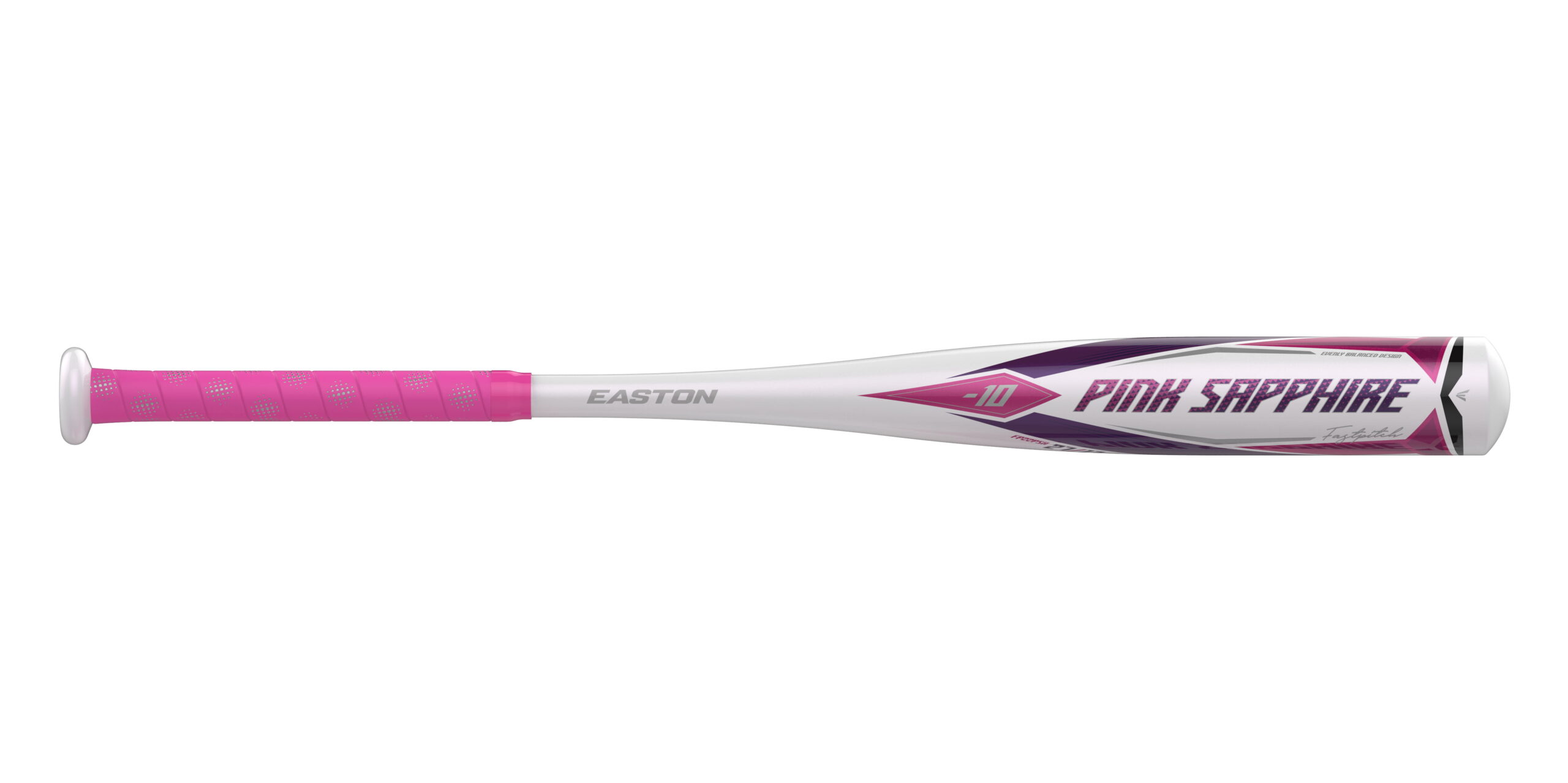 Easton 2022 Pink Sapphire Youth Fastpitch Softball Bat. 26 inch (-10 Drop Weight)