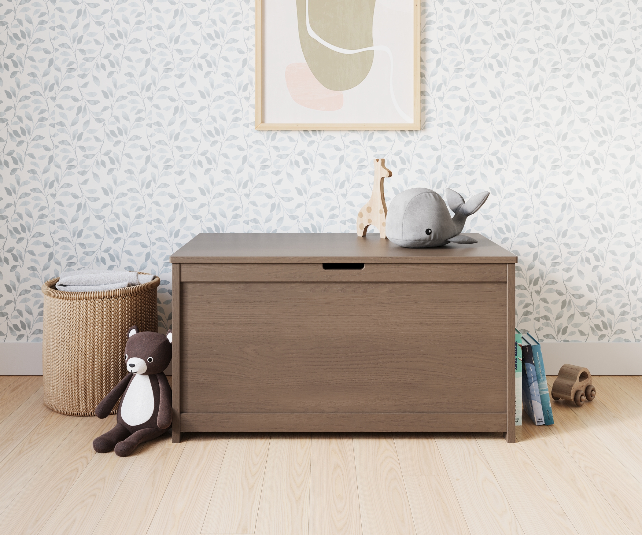 Harmony™ 32″ Kids Toy Box Storage Chest by Forever Eclectic™. Dusty Heather